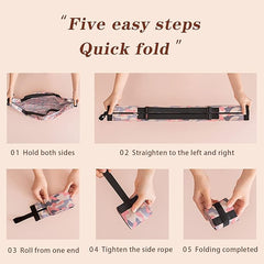 Foldable Shopping Bag Portable Large Capacity Reusable Grocery Bag Daily Commuting Picnic Camping Storage Bag