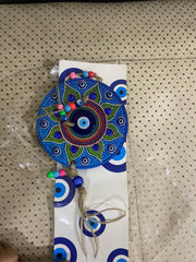 Handcrafted Evil Eye Wall Hanging for Home Decor ? Nazar Battu Protection Charm