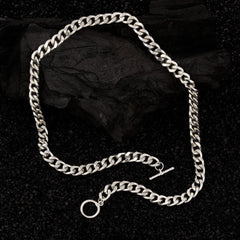 Silver Plated Cuban Style Thick & Heavy Chain For Men