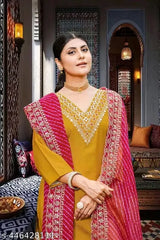 Kurta With Dupatta And Bottomwear