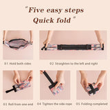 Foldable Shopping Bag Portable Large Capacity Reusable Grocery Bag Daily Commuting Picnic Camping Storage Bag