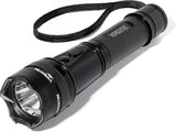 Heavy Duty Aluminum Stun Gun for Self Defense Rechargeable with LED Flashlight
