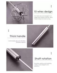 Manual Kitchen Hand Whisk Mixer