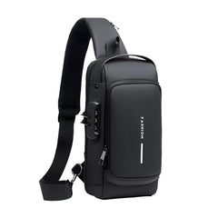 Anti Theft USB Crossbody Backpack