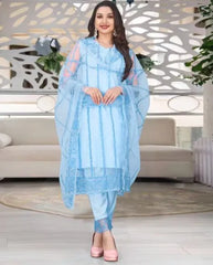 Kurta With Dupatta And Bottomwear
