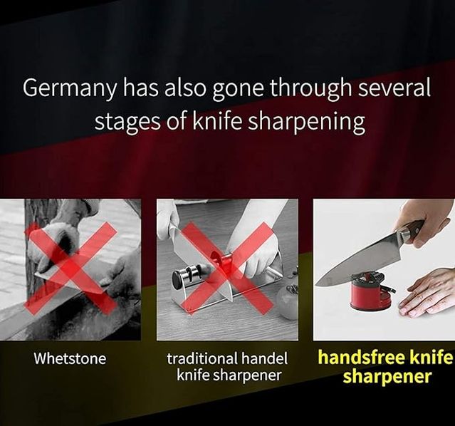 Manual Kitchen Knife Sharpener for Sharpening Stainless Steel Tools