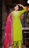 Kurta With Dupatta And Bottomwear
