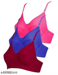 Imported Soft Bras (30 B, Pack of 3)